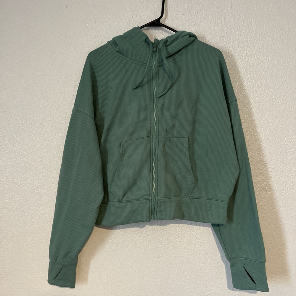 All in Motion Green Zip-Up Hoodie